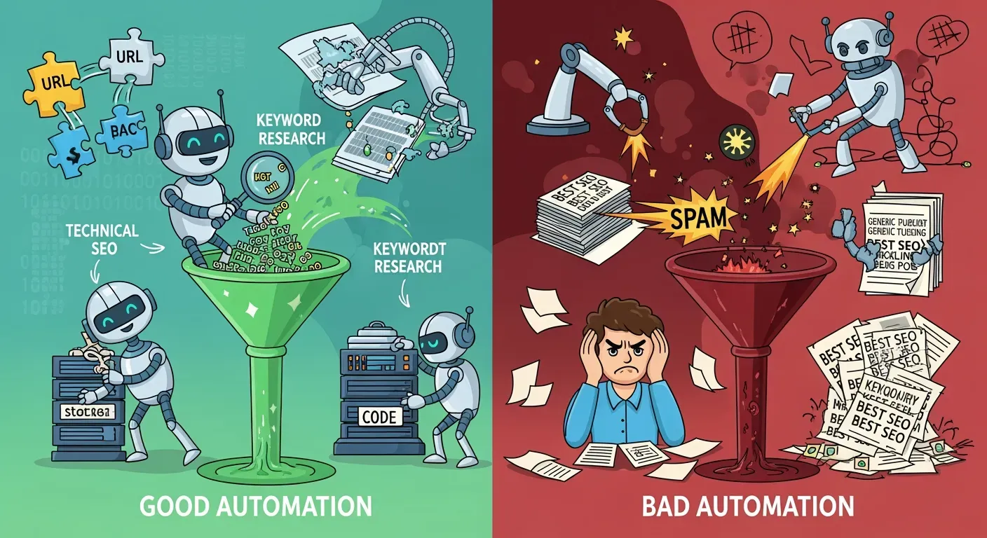 Ce qu'il faut (et ne faut pas) automatiser en SEO